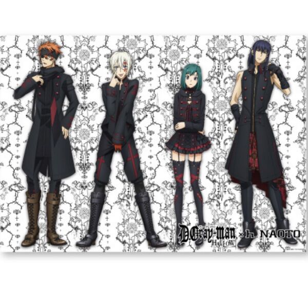 D.Gray-man Hallow × h.NAOTOコラボ A3クリアポスター