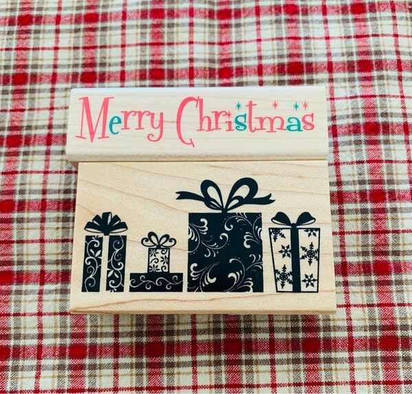 こどものかお クリスマススタンプ Merry Christmas