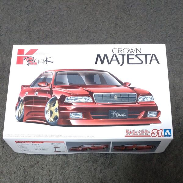 K-BREAK UZS141 マジェスタ 1991 (トヨタ) (1/24スケール ザ・チューンドカー No.31 063095)