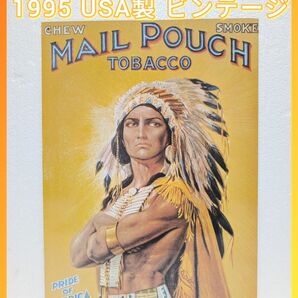 メール ポーチ タバコ インディアン ネイティブアメリカン ブリキ看板 雑貨