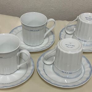 値下げ! コムサデモード マグカップ ソーサー 4客