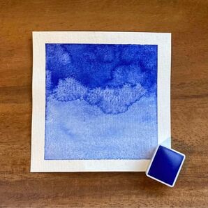 水彩絵の具 ハーフパン2ml インミンブルー