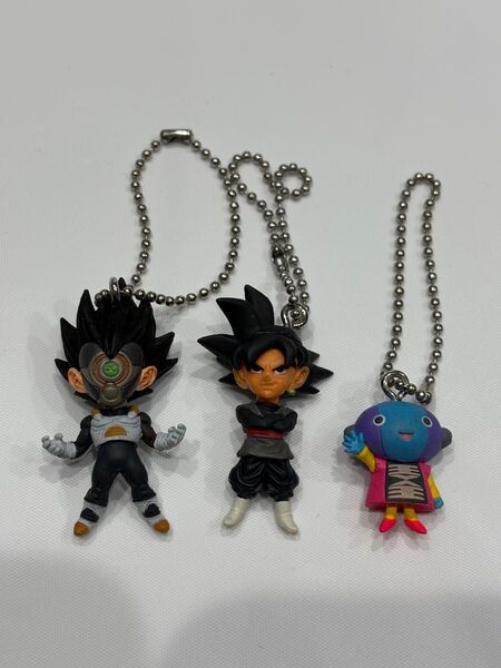 ドラゴンボール スイング 3点セット ゴクウブラック 黒仮面のサイヤ人 全王様 キーホルダー