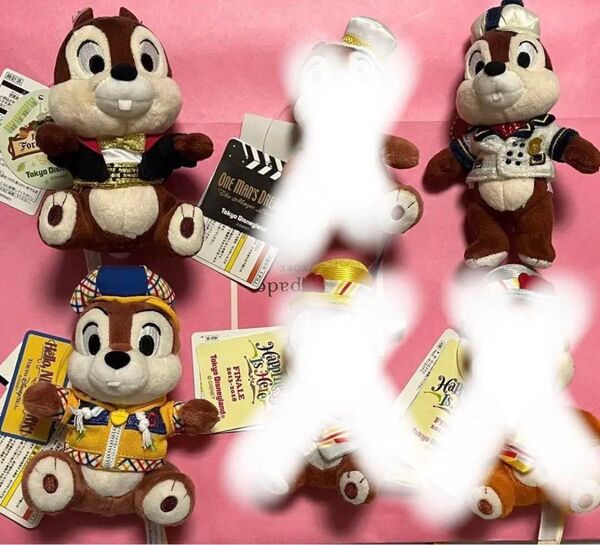 チップとデール ぬいぐるみバッジ ぬいば ハローニューヨーク フォレストシアター