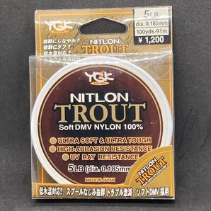 新品 YGK よつあみ ナイロンライン トラウト ニトロン 5ポンド 100ヤード ベイトフィネス 渓流