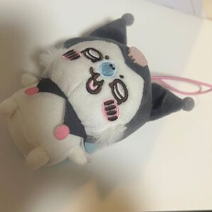 ちいかわ サンリオキャラクターズ マスコット モモンガ クロミ コラボ プライズ品 アミューズメント ストラップ ぬいぐるみ