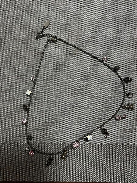ピンクハウス メタルローズのネックレス ゴスロリさんにも! ネックレス シルバー アクセサリー