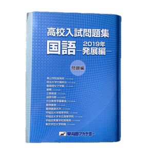 高校入試問題集 国語 2019年 発展編 早稲田アカデミー