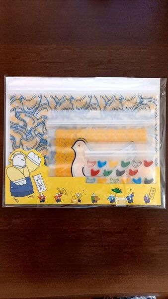 「新品未使用品」豊島屋 ジッパーバッグ 豊島屋本店限定 鎌倉限定