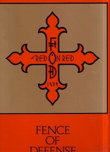 FENCE OF DEFENCE RED ON RED 1989　ツアーパンフ