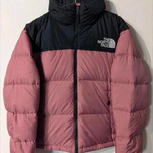 ■大人気 ノースフェイス ショートヌプシジャケット レディース Lサイズ 希少カラー メイサローズ NDW91952 レア 古着