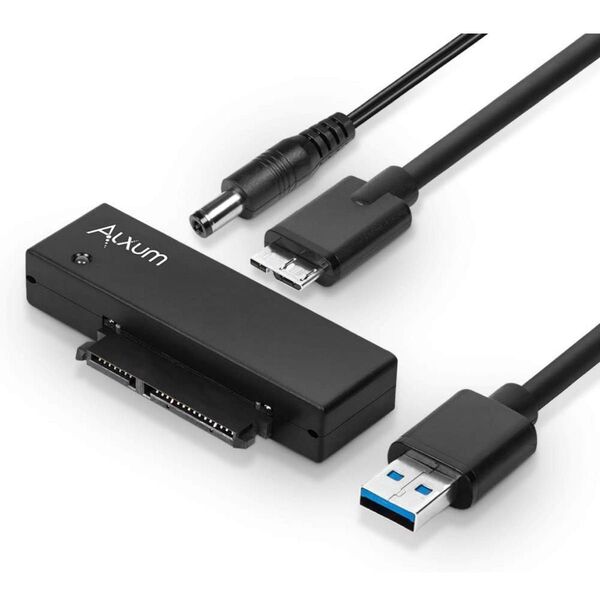 Alxum SATA 変換 USB3.0 変換アダプター 2.5/3.5インチ HDD SSD 光学ドライブ