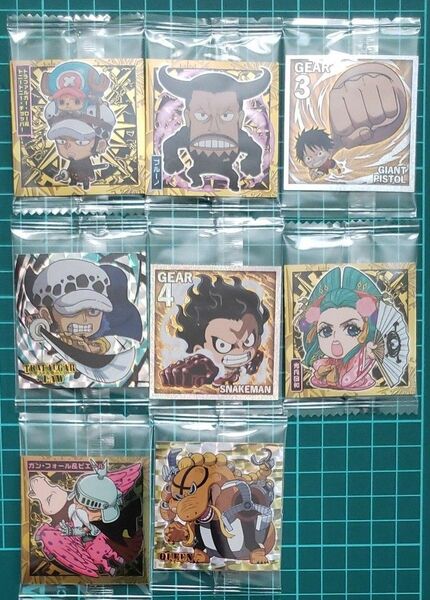 にふぉるめーしょん ワンピース大海賊 シールウエハース8枚セット(2)