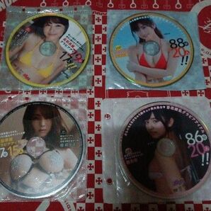 キスカ付録グラビアアイドル女性未完封DVD 4枚セット 77分15人79分17人88分20人86分20人画像参照下さい
