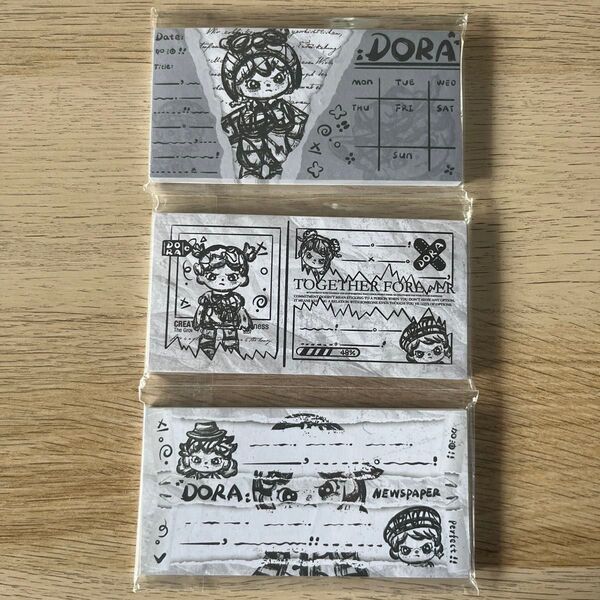 DORA ドラ メモ帳セット