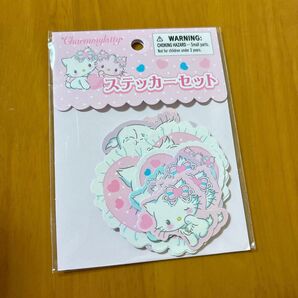 チャーミーキティ ステッカーセット (平成うまれキャラクター ふわふわハート)サンリオ 新品