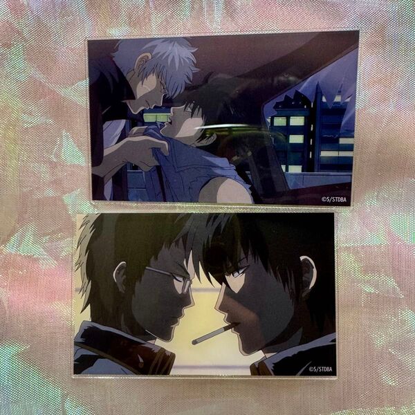 銀魂 映画 銀魂オンシアター2D 真選組動乱篇 アクリルカード 土方十四郎 伊東鴨太郎 坂田銀時