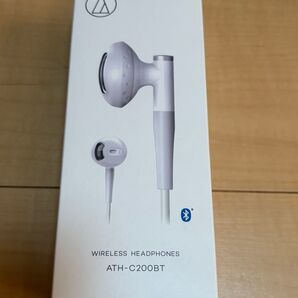 【新品】audio-technica ATH-C200BT WH イヤホン