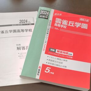 雲雀丘学園高等学校 2024年度 受験用 赤本 英俊社