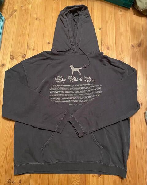 The Black Dog XL ダークグレーパーカー 90s