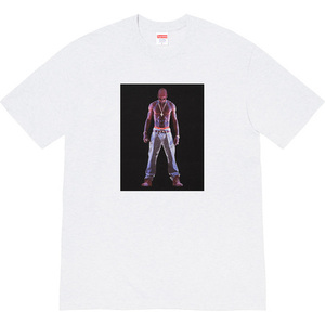 supreme tupac tee grey m