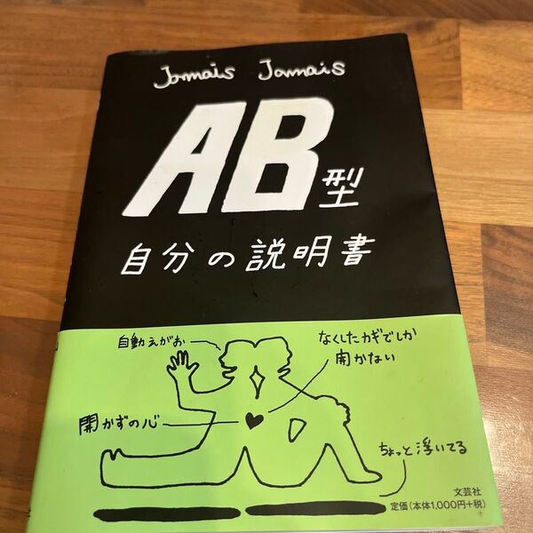 AB型自分の説明書 Jamais Jamais/著