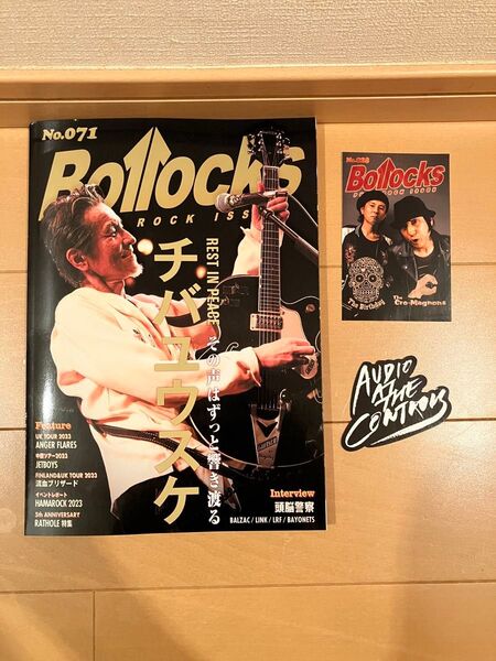 PUNK ROCK ISSUE Bollocks MAGAZINE No.71 チバユウスケ No.28 ステッカー 甲本ヒロト