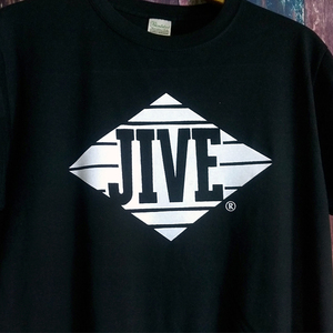 送込　JIVE Records ジャイブレコードNY　半袖Tシャツ　黒　2XLサイズ