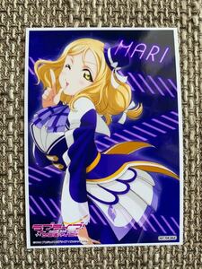 ☆ ラブライブ！サンシャイン!! HMM プレミアムショップ 特典 非売品 ブロマイド 小原鞠莉 ☆