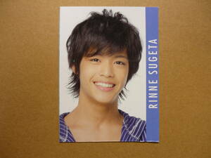  Johnny's Jr. 7 MEN samurai . rice field ..2013 year Myojo shining star profile data card 