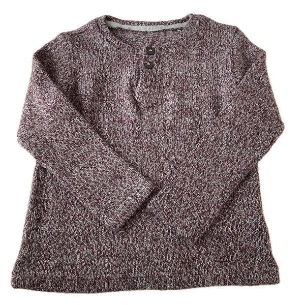 ZARA kids 3-4 104cm ワインレッド 長袖ニットセーター 着回し