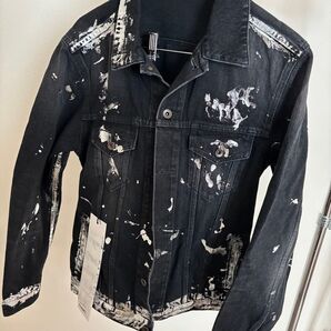 2024SS KHOKI SIZE:2 Silver printed jacket “Black”