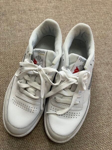 【Reebok/リーボック】CLUB C 85☆レディーススニーカー☆スニーカー☆ホワイト☆23.5㎝★お値引き不可