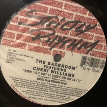 The Backroom Featuring Cheri Williams / Now You Got It (Keep On Do'in It) (シールド未開封)_画像2