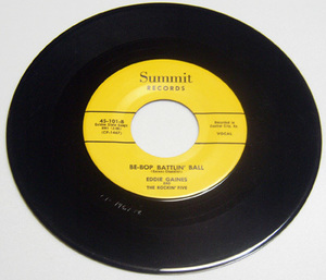 45rpm/ TRY THIS HEART FOR SIZE - EDDIE GAINES - BE-BOP BATTLIN' BALL / 50s,ロカビリー,FIFTIES,SUMMIT RECORDS, re MA REPRO