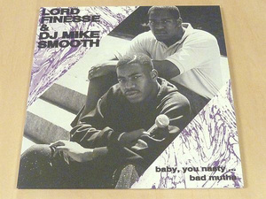 ロード・フィネスBaby, You Nasty 限定7インチ未使用Lord Finesse & DJ Mike Smooth Bad Mutha DJ Premier Diamond D D.I.T.C.