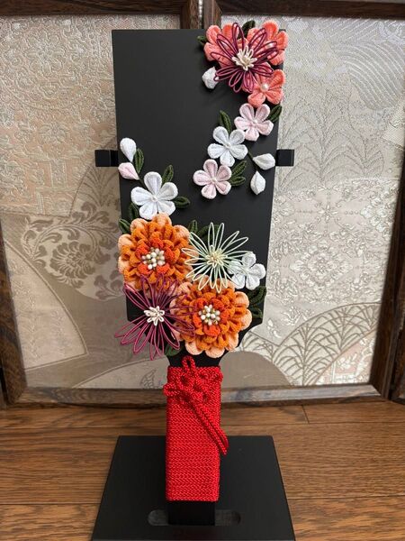 ☆ 羽子板(つまみ細工・水引き)☆