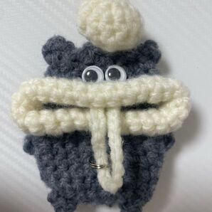 パクパクモンスター ハンドメイド 編み物 キーケース