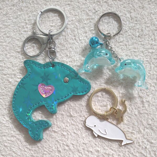 水族館 購入品 イルカキーホルダー セット
