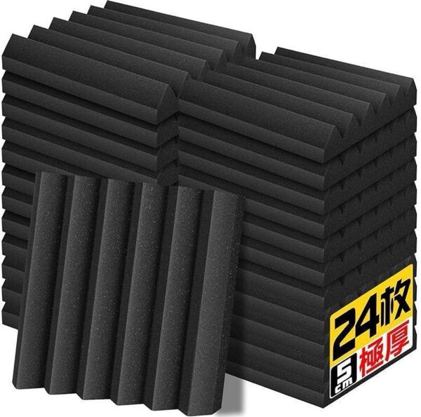 吸音材 30*30*5cm 極厚 ウレタンフォーム 吸音対策 室内装飾 消音