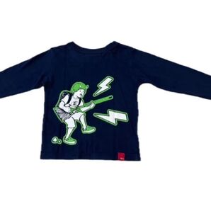 【OJICO オジコ】長袖Tシャツ ロンT トップス 鬼 小学生 ロック 2A 75〜85cm