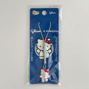 ハローキティ 2008年 glico グリコ ストラップ 根付 限定