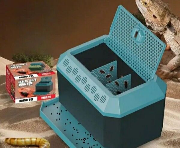 爬虫類 餌ボックス コオロギ,ワーム飼育ケース