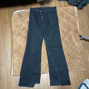 【MUKAI】レイヤードスリムデニムパンツ