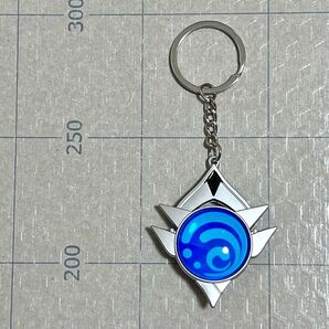 原神グッズ タルタリヤ 公子 神の目 キーホルダー 水元素 夜光 スネージナヤ コスプレ小道具