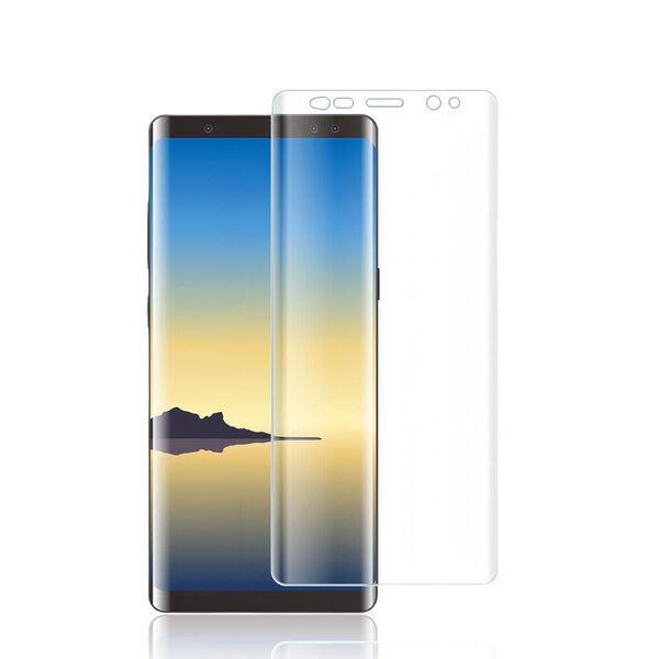 Galaxy Note8 保護フィルム TPU素材 サラサラ タッチ感 反射防止 浮き防止 気泡レス 指紋防止 全面保護