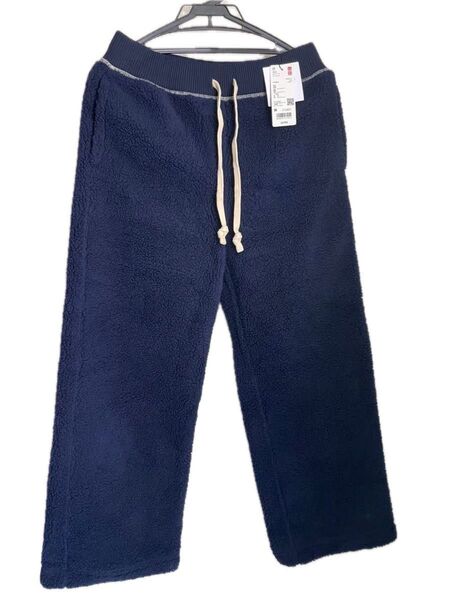 オフクーポン!ユニクロ×JWアンダーソン ボアパンツ サイズM ビッグサイズ イージーパンツ