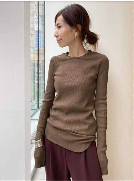 【GOOD GRIEF/グッドグリーフ】RIB L/S TOP L'Appartement