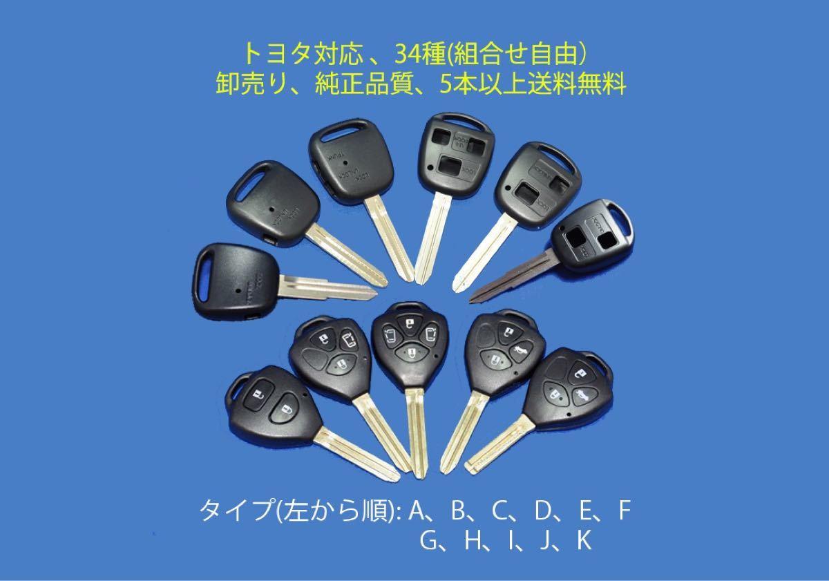 訳あり品送料無料 高品質 トヨタ 新3ボタン パワースライド AZR60 ブランクキー 鍵 高品質 トヨタ 2ボタン ハイエース RACTIS ブランクキー キーレス 鍵