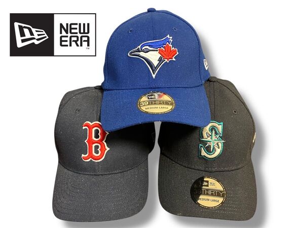 【美品】NEW ERA/ニューエラ キャップ 39THIRTY/3点セット